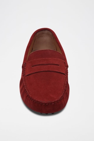 Mocassins en nubuck Wales - Rouge