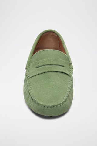 Mocassins en nubuck Wales - Vert