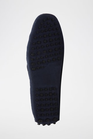 Mocassins en nubuck Lew - Bleu
