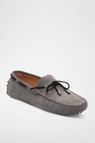 Mocassins en nubuck York - Gris