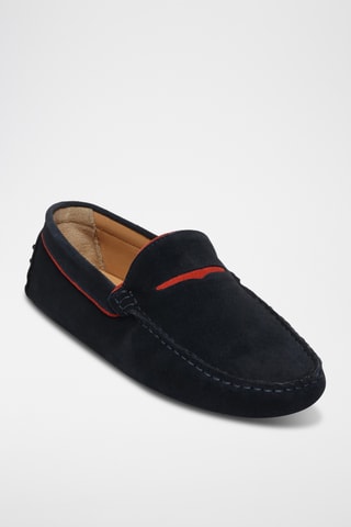 Mocassins en nubuck Darren - Bleu