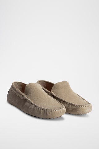 Mocassins en nubuck Cambridge - Beige