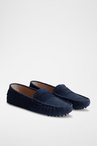 Mocassins en nubuck Deira - Bleu