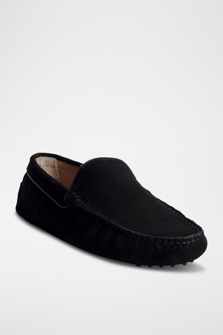 Mocassins en cuir nappa Hubert - Noir