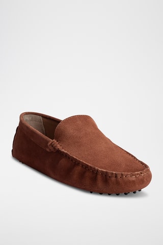 Mocassins en nubuck Cambridge - Orange
