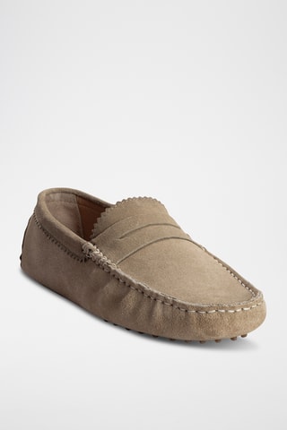 Mocassins en nubuck Lew - Beige