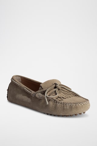 Mocassins en nubuck Emma - Beige