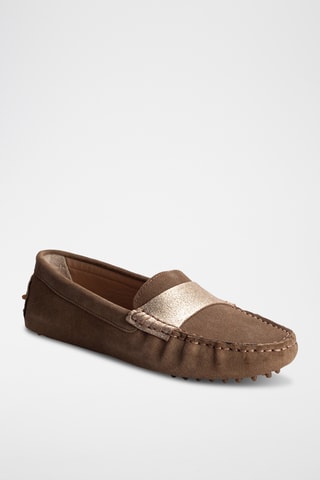 Mocassins en nubuck Meloa - Marron