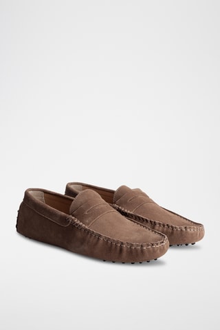 Mocassins en nubuck Cole - Rose