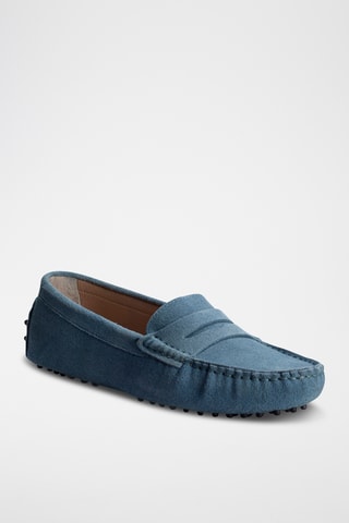 Mocassins en nubuck Deira - Bleu