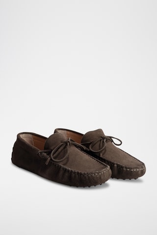 Mocassins en nubuck Duke - Kaki