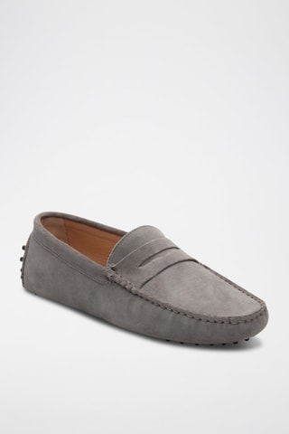 Mocassins en nubuck Wales - Gris