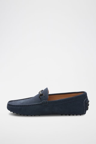 Mocassins en cuir Harold - Bleu