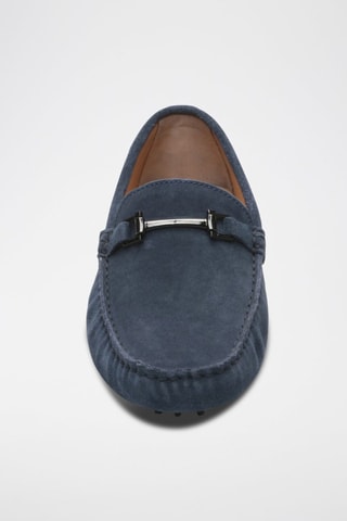 Mocassins en cuir Harold - Bleu