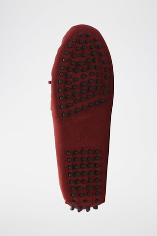 Mocassins en nubuck Powys - Rouge