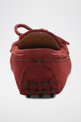 Mocassins en nubuck Powys - Rouge