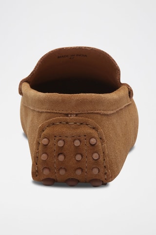 Mocassins en nubuck - Marron