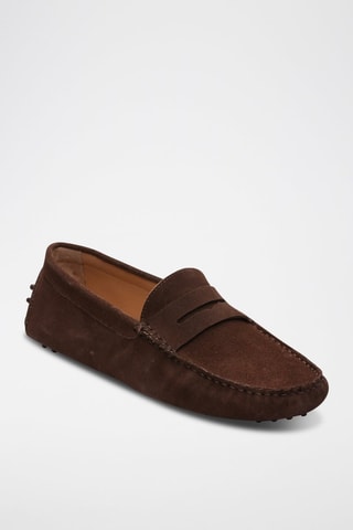 Mocassins en nubuck Cole - Marron