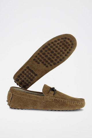 Mocassins en nubuck - Marron