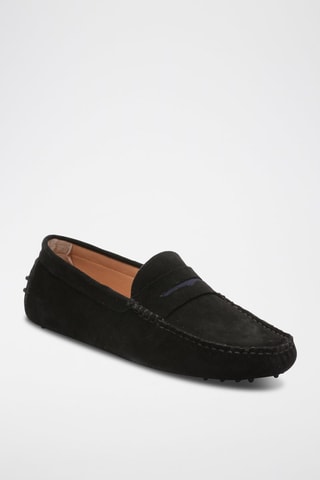 Mocassins en nubuck Cliff - Noir