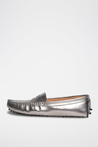 Mocassins en cuir Deira - Gris