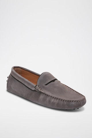 Mocassins en nubuck Lodrick - Gris