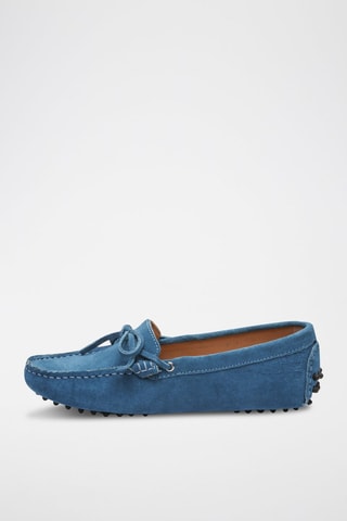 Mocassins en nubuck Kate - Bleu