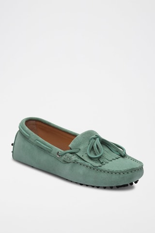 Mocassins en nubuck Powys - Vert