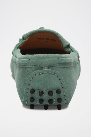 Mocassins en nubuck Powys - Vert