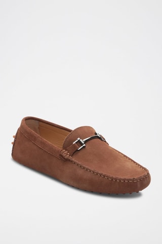 Mocassins en nubuck Harold - Marron