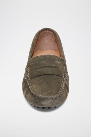 Mocassins en nubuck Deira - Vert