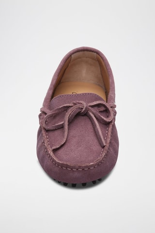 Mocassins en nubuck - Violet