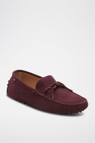 Mocassins en nubuck Fabian - Violet