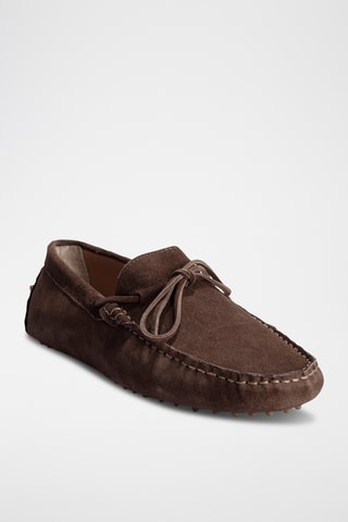 Mocassins en nubuck Duke - Kaki