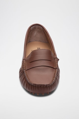 Mocassins en cuir nappa Thandie - Marron