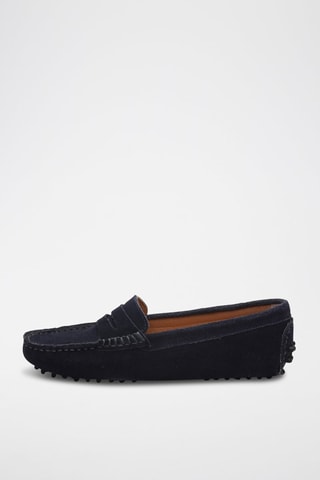 Mocassins en nubuck Thandie - Bleu