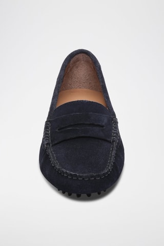 Mocassins en nubuck Thandie - Bleu