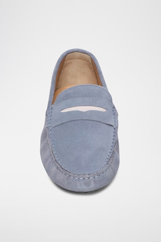 Mocassins en nubuck Cliff - Bleu