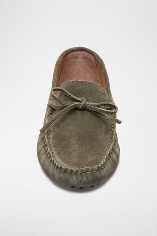 Mocassins en nubuck Duke - Vert