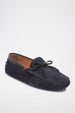 Mocassins en nubuck Kent - Bleu