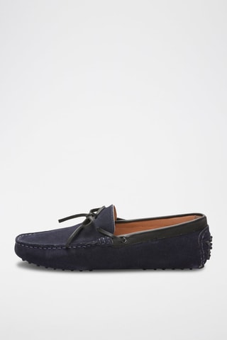 Mocassins en nubuck Kent - Bleu