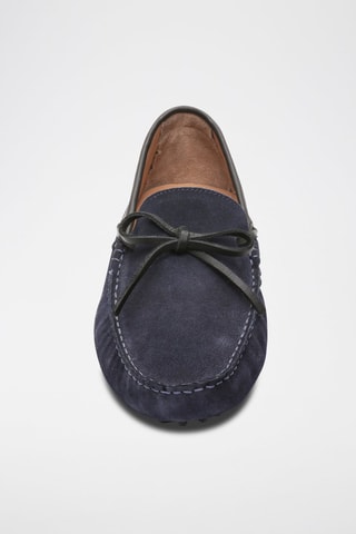 Mocassins en nubuck Kent - Bleu