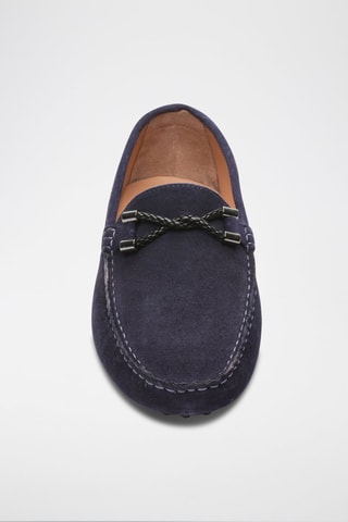 Mocassins en nubuck Philip - Bleu