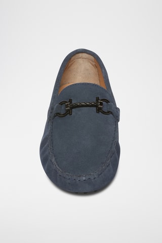 Mocassins en nubuck Felix - Bleu
