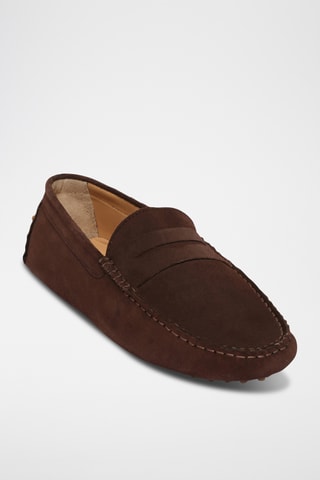 Mocassins en nubuck Cole - Marron