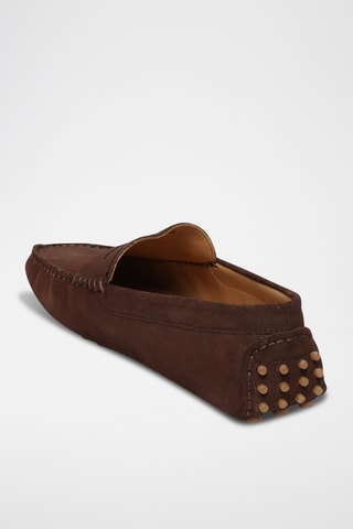 Mocassins en nubuck Cole - Marron