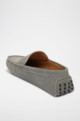 Mocassins en nubuck Cole - Gris