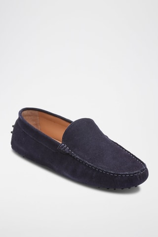 Mocassins en nubuck Cambridge - Bleu