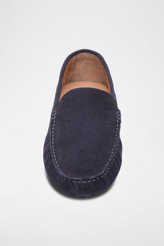 Mocassins en nubuck Cambridge - Bleu