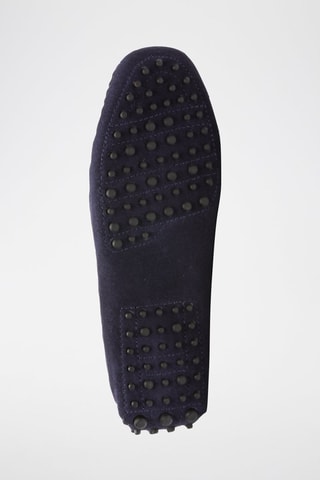 Mocassins en nubuck Cambridge - Bleu